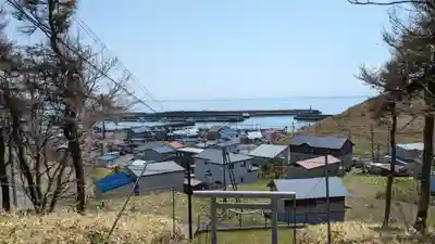 昆布森神社の景色