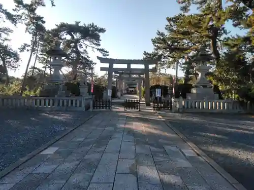 綱敷天満宮の鳥居