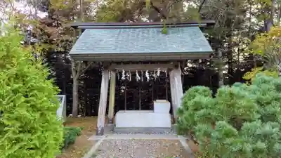 厚岸真龍神社の手水舎