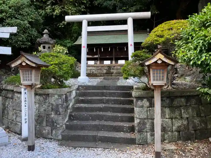 叶神社 (西叶神社)の末社・摂社