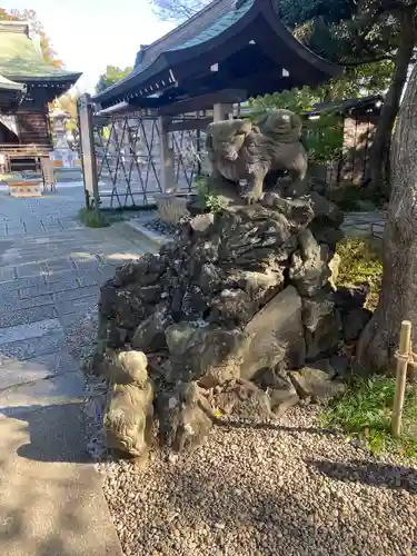 菊田神社の狛犬