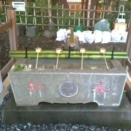 市谷亀岡八幡宮の手水舎