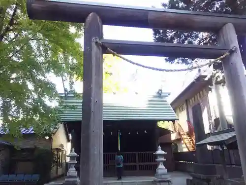 神明宮（宿篠葉神明神社）の鳥居