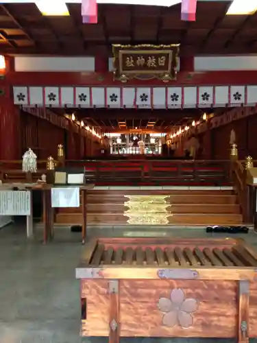 日枝神社の本殿・本堂