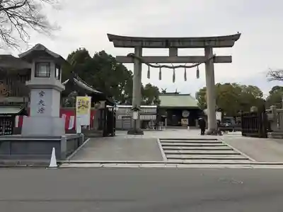 難波大社 生國魂神社の鳥居