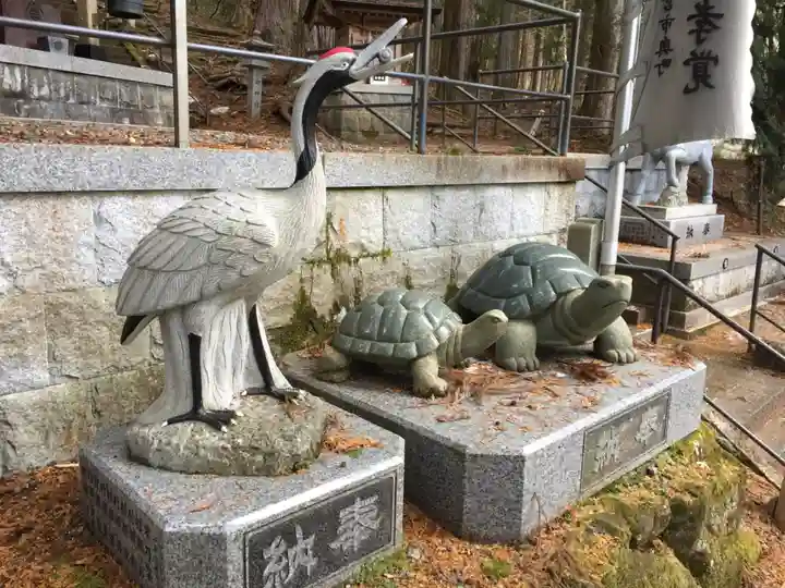 御嶽神社(王滝口)里宮の狛犬