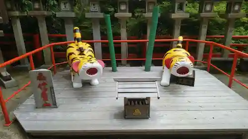 朝護孫子寺の狛犬