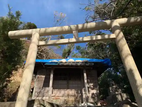 山の神神社の鳥居