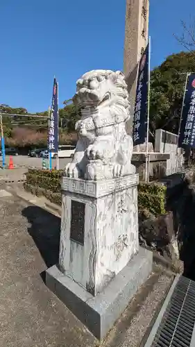 熊本縣護國神社の狛犬