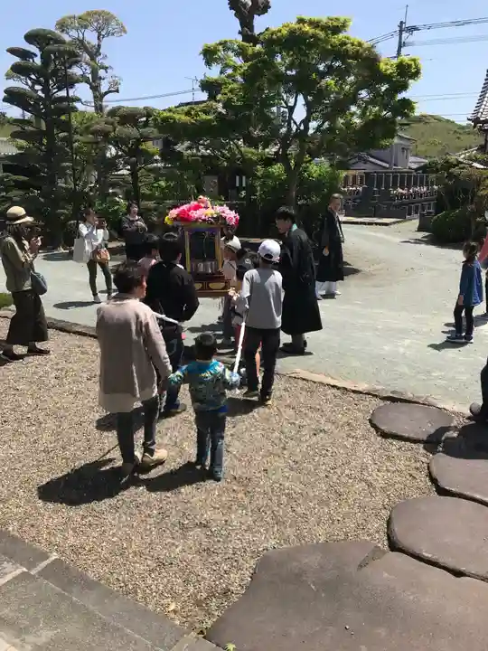 明願寺のお祭り