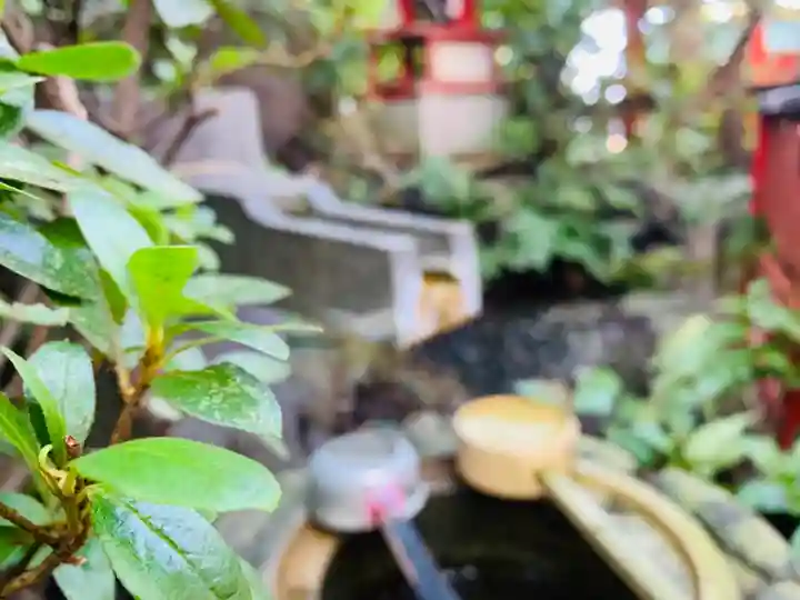 御器所八幡宮の手水舎