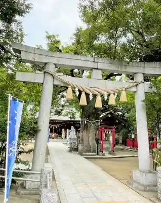 新田神社の鳥居