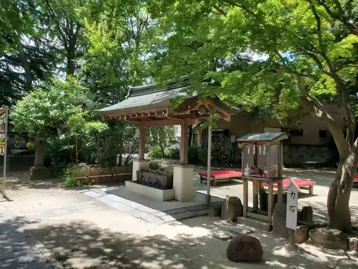越谷香取神社の手水舎