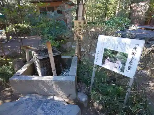 武田神社の庭園