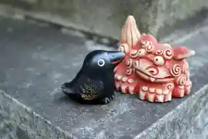 くまくま神社(導きの社 熊野町熊野神社)の狛犬(2022年01月13日(木) 19時59分23秒投稿)