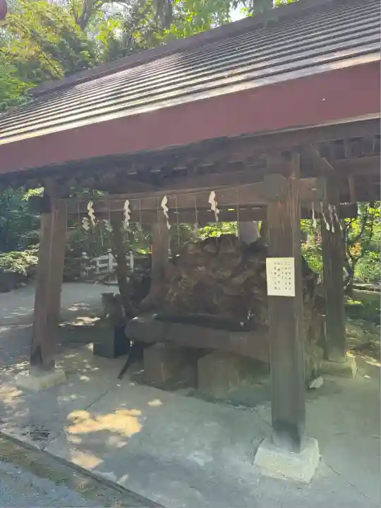 比布神社の手水舎