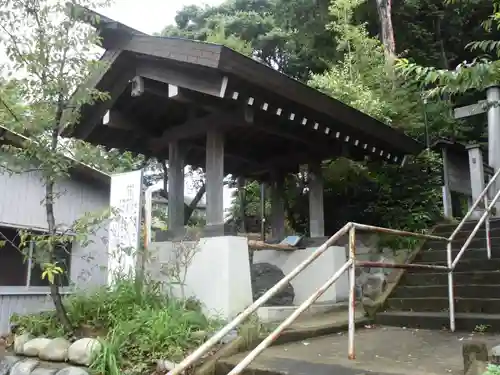 西八朔杉山神社の手水舎