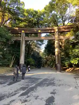 明治神宮の鳥居