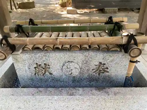 前鳥神社の手水