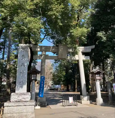 布多天神社の鳥居