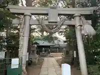 奥澤神社の鳥居