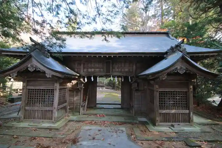 菅船神社の山門・神門