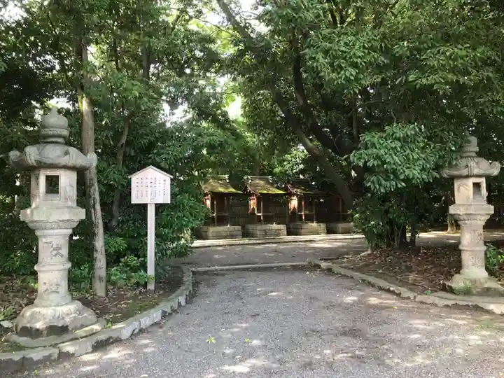 尾張大國霊神社(国府宮)の末社・摂社