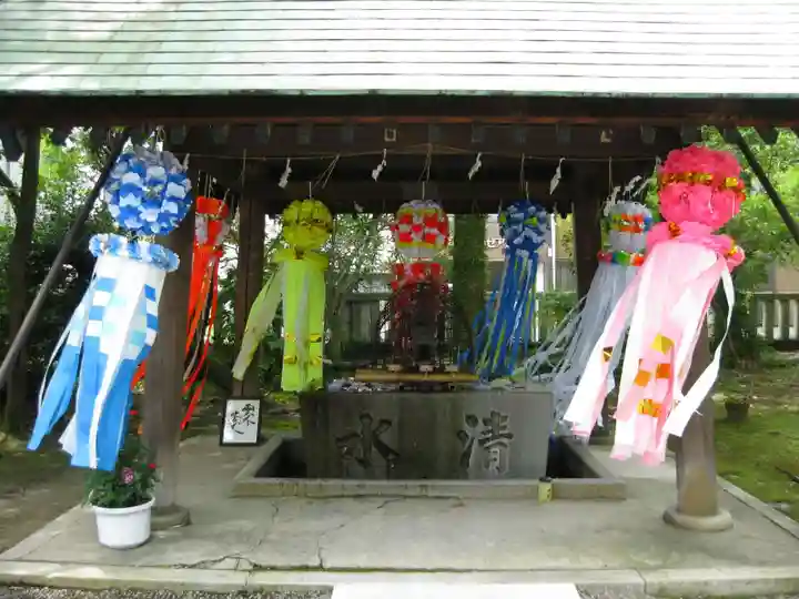 若宮神明社の手水舎
