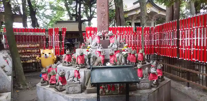 豊川稲荷東京別院の狛犬