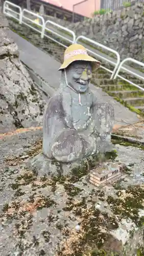 出羽月山湯殿山摂社岩根沢三神社（三山神社）の像