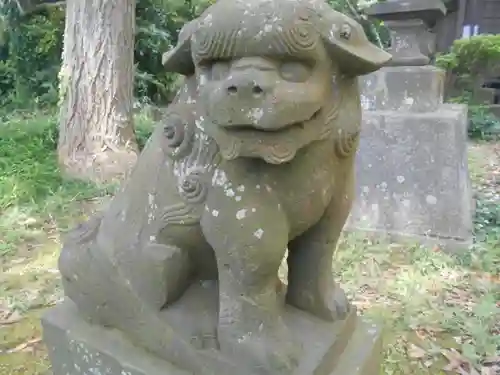 神明神社の狛犬