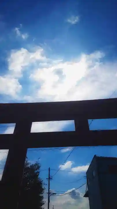 白山社(井堀)の鳥居