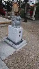 三輪神社の狛犬