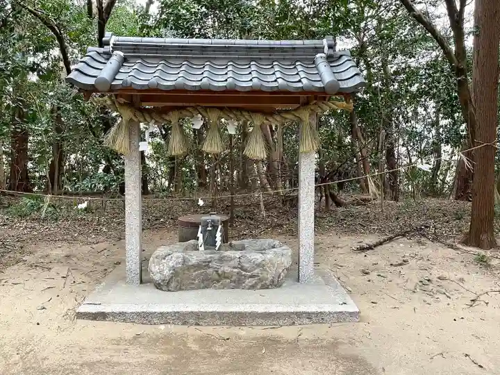 米之庄神社の手水舎