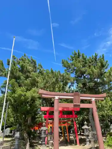 江島若宮八幡神社の鳥居