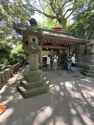 江島神社の手水舎