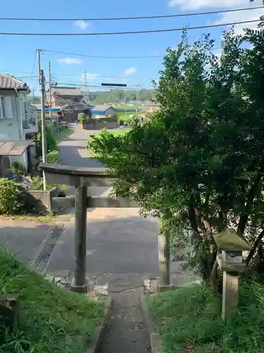 八幡神社の景色