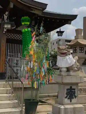 打出天神社の狛犬