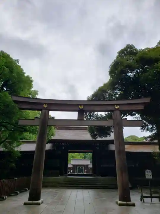 明治神宮の鳥居