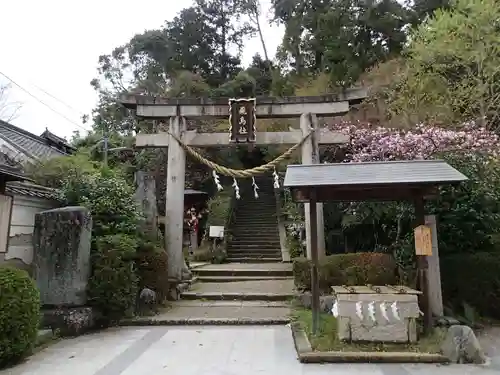 飛鳥坐神社の鳥居