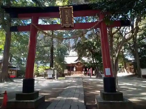 氷川女體神社の鳥居