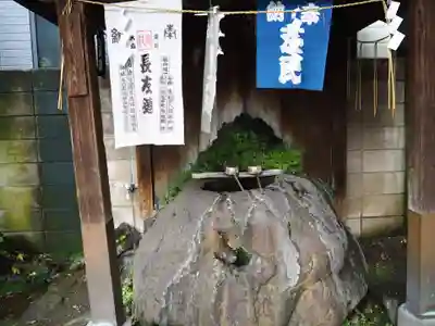 根岸神社の手水舎