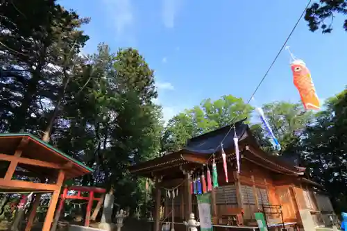 阿久津「田村神社」（郡山市阿久津町）旧社名：伊豆箱根三嶋三社の本殿