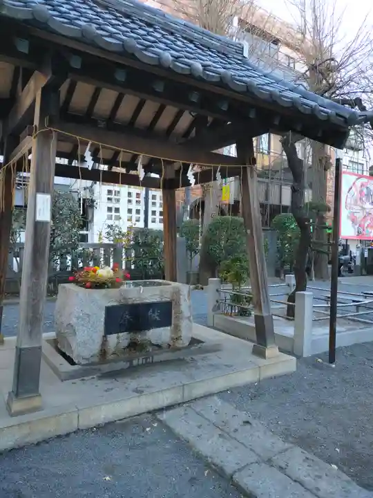 柏神社の手水舎