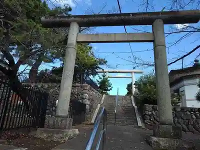 福生神明社の鳥居