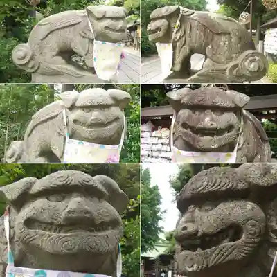 菊田神社の狛犬