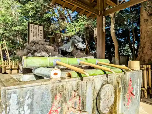 畑子安神社の手水舎