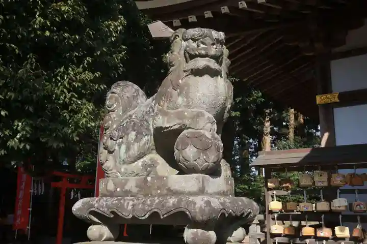 鏡石鹿嶋神社 *安産・開運・勝利の神さま*の狛犬