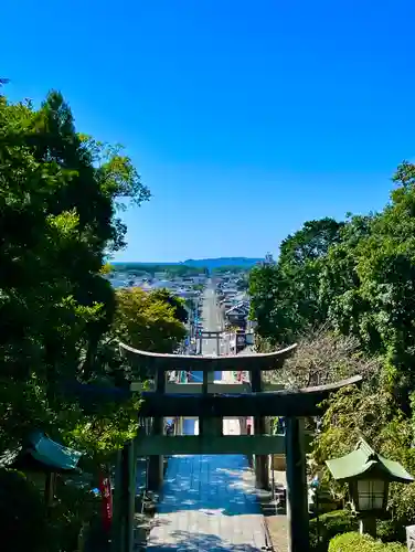 宮地嶽神社の鳥居