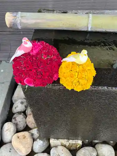 上尾御嶽神社の手水舎